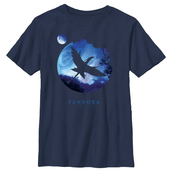 Boy's Avatar Great Leonopteryx Pandora Planet Graphic Tee Navy Blue X Large
