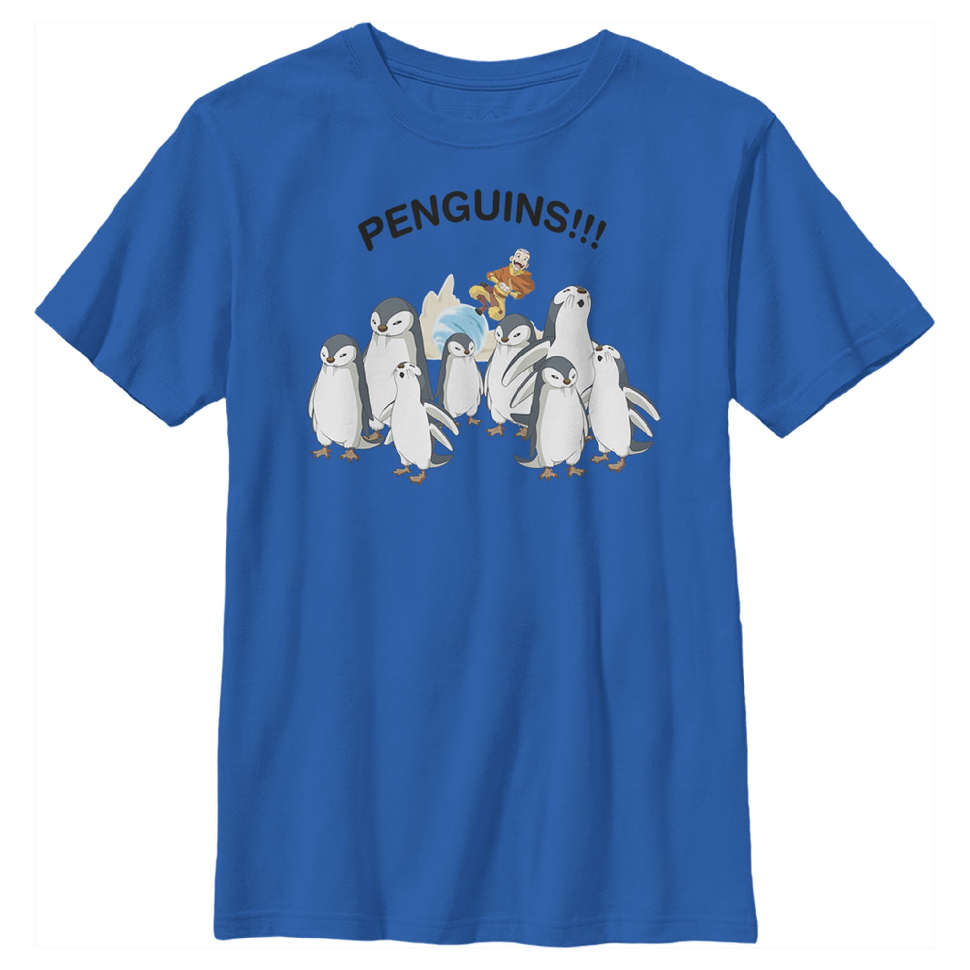 Nickelodeon Women's Avatar: The Last Airbender Aang & Penguins Racerback Tank Top - View #10