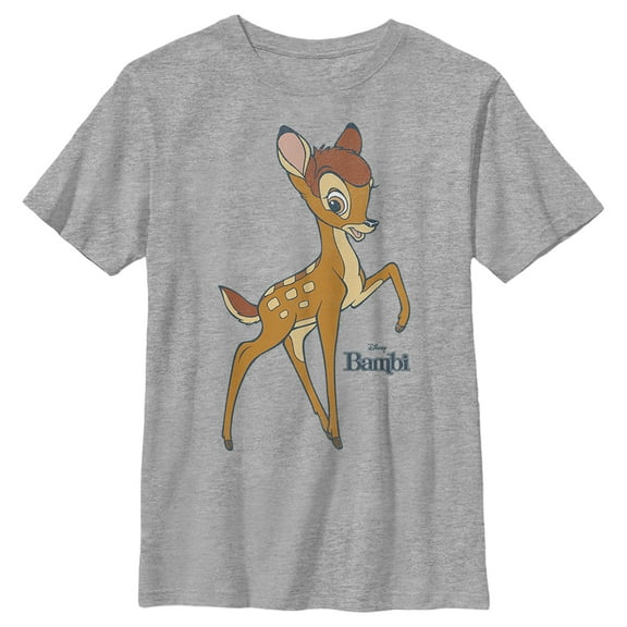 Boy's Bambi Three Leg Pose Graphic Tee Athletic Heather Medium
