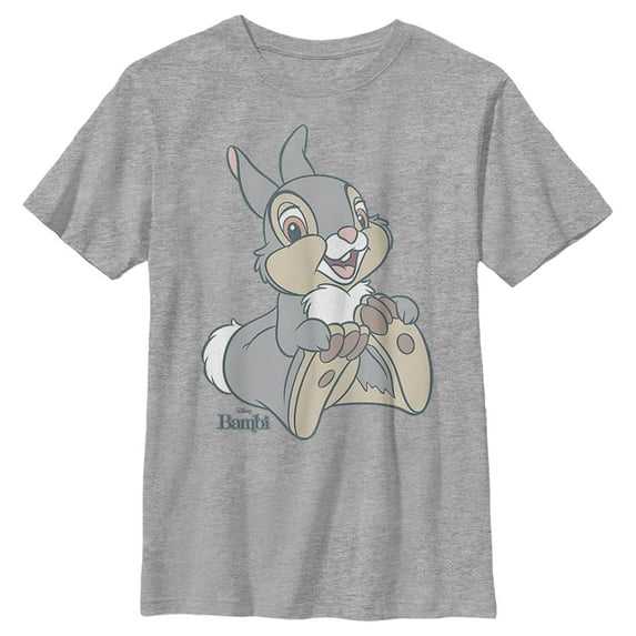 Boy's Bambi Thumper the Rabbit Graphic Tee Athletic Heather Medium