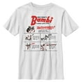 thumbnail image 1 of Boy's Bambi Twitterpated Love Advice  Graphic Tee White Large, 1 of 4