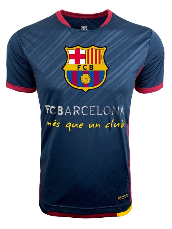 FC Barcelona "Mes Que Un Club" Youth T-Shirt, 100% Polyester, Youth S-XL
