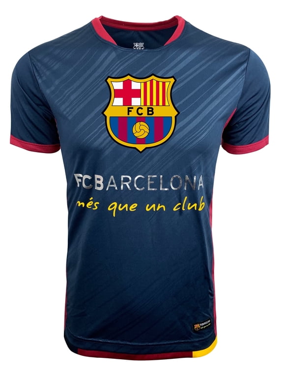 FC Barcelona "Mes Que Un Club" Youth T-Shirt, 100% Polyester, Youth S-XL