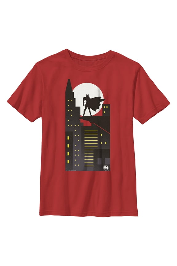 Boy's Batman Dark Knight Silhouette Graphic T-Shirt