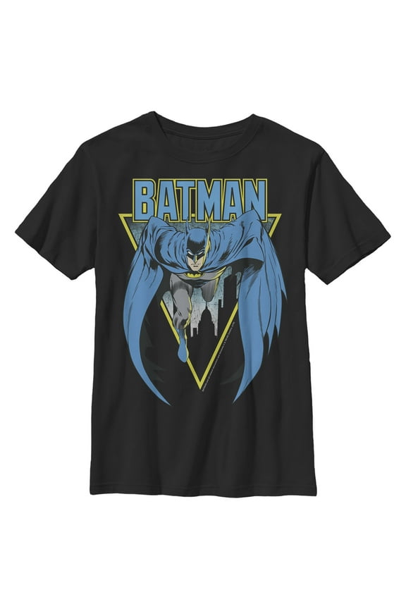 Boy's Batman Ready to Strike Graphic Tee Black X Small