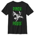 thumbnail image 1 of Boy's Batman St. Patrick's Day Pinch Proof Graphic Tee Black X Large, 1 of 5