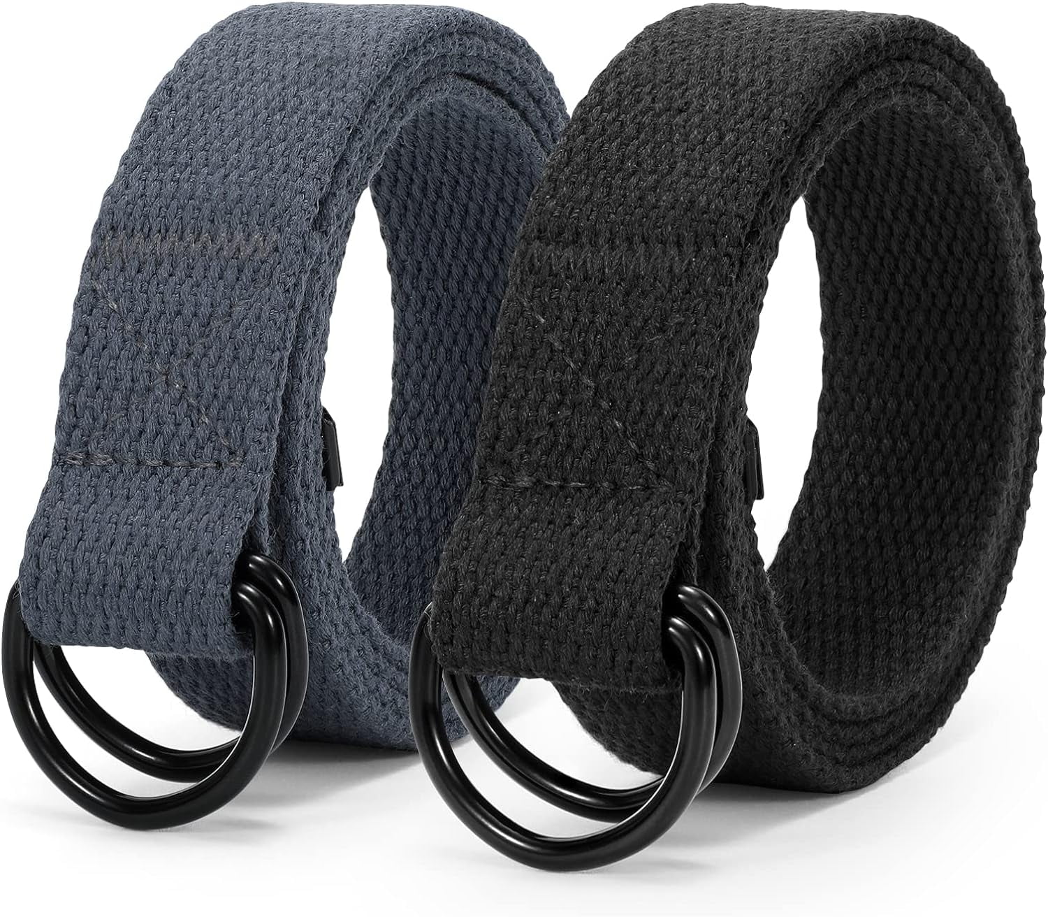 Boy s Belt Kids Canvas Web Belt Football Belt with Double D ring Buckle Back to School Gift Walmart