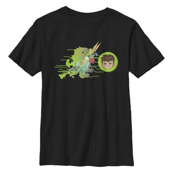 Boy's Ben 10 Alien Charge Icon Graphic T-Shirt
