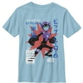 thumbnail image 1 of Boy's Big Hero 6 Hiro Star Kanji Characters  Graphic Tee Light Blue Large, 1 of 3