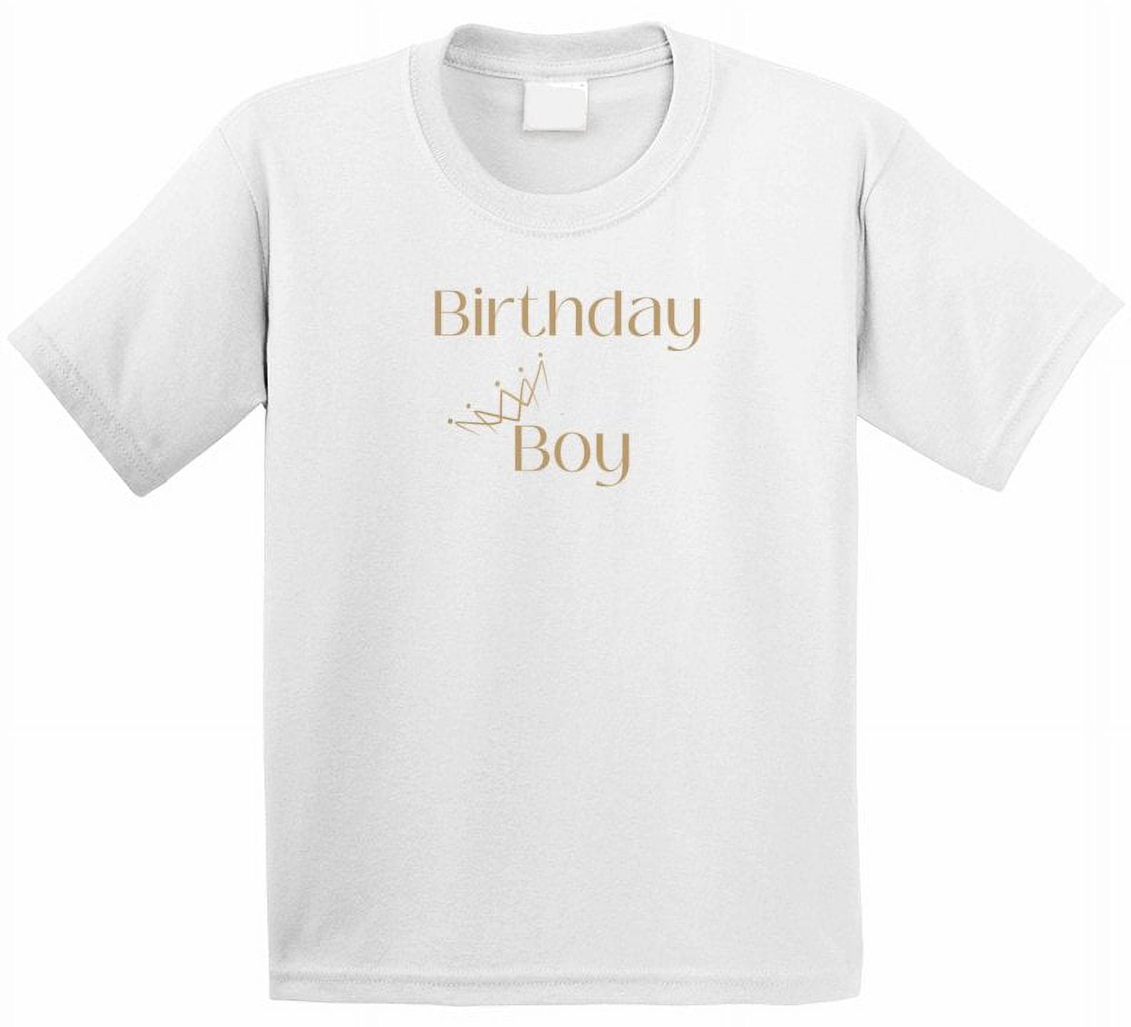 Bits and Bows Birthday Boy Short Sleeve T-Shirt