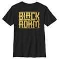 thumbnail image 1 of Boy's Black Adam Golden Logo  Graphic Tee Black Small, 1 of 5