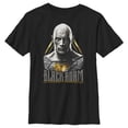 thumbnail image 1 of Boy's Black Adam Grey and Gold Portrait Stare  Graphic Tee Black X Large, 1 of 5