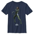 thumbnail image 1 of Boy's Black Panther: Wakanda Forever Nakia Rings  Graphic Tee Navy Blue Small, 1 of 5