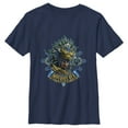 thumbnail image 1 of Boy's Black Panther: Wakanda Forever Namor Imperius Rex Portrait  Graphic Tee Navy Blue X Small, 1 of 4