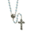 thumbnail image 1 of Boy's Blue Baptism Rosary - Pearl, 1 of 1