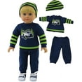 thumbnail image 1 of Boy’s Blue and Green Pants Set for 18-Inch Dolls, 1 of 3