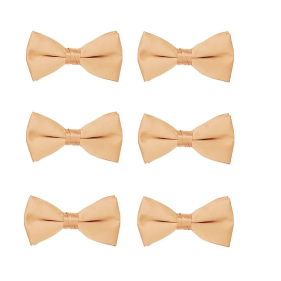 Boy's Bow Tie Wholesale 6 Pack Wedding Ties Pre-Tied Formal Tuxedo Bowties