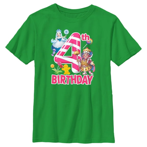 Boy's Candy Land Frostine and King Kandy Birthday  Graphic T-Shirt