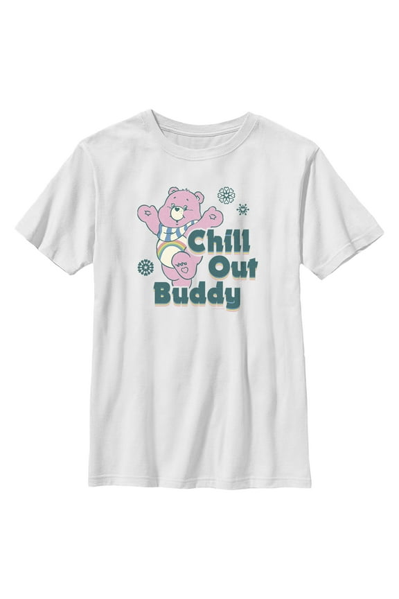 Boy's Care Bears Best Friend Bear Chill Out Buddy  Graphic T-Shirt