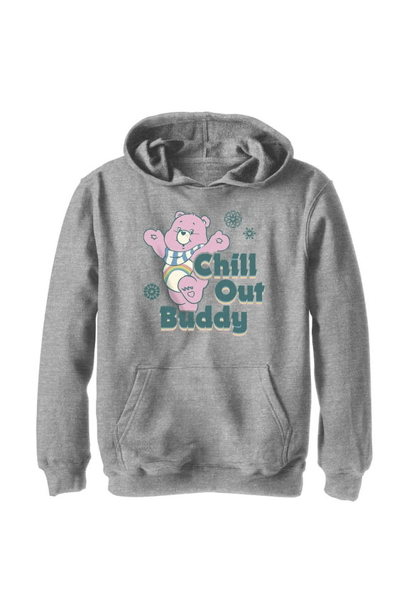 Boy's Care Bears Best Friend Bear Chill Out Buddy Pull Over Hoodie