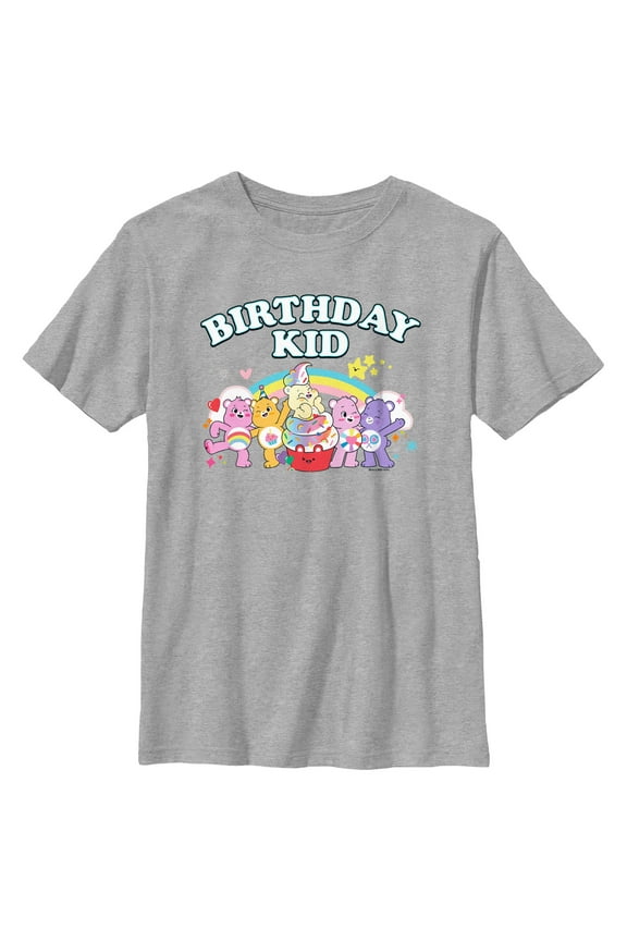 Boy's Care Bears Birthday Kid Graphic T-Shirt