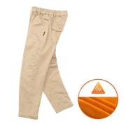 Boy's Cargo Joggers Pants Khaki Sweatpants Men Elastic Waist Drawstring Quick Dry Lightweight Hiking Pants Uniform Pants for Boys 3T