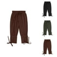thumbnail image 1 of Boys Pants Jeans – Stylish Slim Fit for School or Travel Boy's Classic Casual Solid Color Nine Inch Pants, 1 of 6