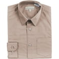thumbnail image 1 of Boy's Classic Fit Long Sleeve Casual Button Down Toddler Kids Dress Shirt (Blush, 8), 1 of 3