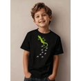 thumbnail image 1 of Boy's Cute Cartoon Green Lizard T-Shirt, 1 of 8