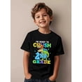 thumbnail image 1 of Boy's Cute Funny Dinosaur T-Rex Second Grade School Graphic T-Shirt, 1 of 8