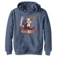 thumbnail image 1 of Boy's DC League of Super-Pets Lulu Rule The World  Pull Over Hoodie Navy Blue Heather Medium, 1 of 4