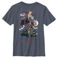 thumbnail image 1 of Boy's DC League of Super-Pets Super Squad Graphic Tee Navy Blue Heather Medium, 1 of 4