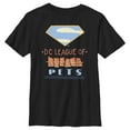 thumbnail image 1 of Boy's DC League of Super-Pets Superman Dot Logo Cutouts  Graphic Tee Black Medium, 1 of 5