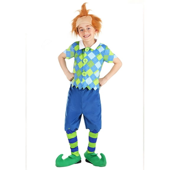 Boy's Deluxe Plaid Munchkin Costume