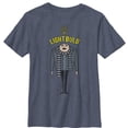 thumbnail image 1 of Boy's Despicable Me Gru Lightbulb  Graphic Tee Navy Blue Heather X Large, 1 of 2