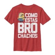 Boy's Despicable Me Minion Brochachos Graphic Tee Red Medium