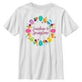 thumbnail image 1 of Boy's Disney Easter Princess Eggs Sunshine & Springtime Graphic Tee White Large, 1 of 4