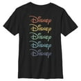 thumbnail image 1 of Boy's Disney Rainbow Stack  Graphic Tee Black Large, 1 of 5