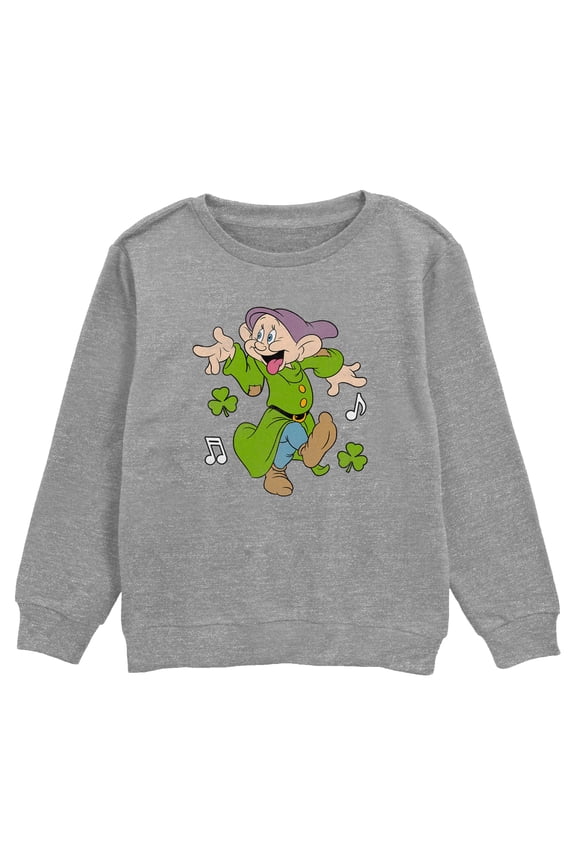Boy's Disney St. Patrick's Day Dopey Dance  Sweatshirt