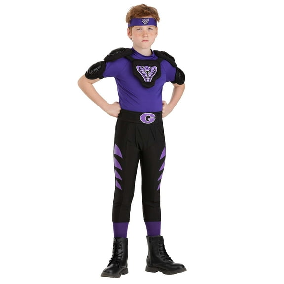 Boy's Dodgeball Purple Cobra Costume