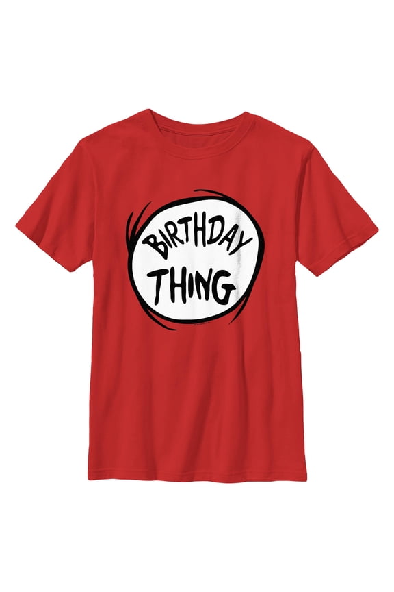Boy's Dr. Seuss Birthday Thing Graphic T-Shirt