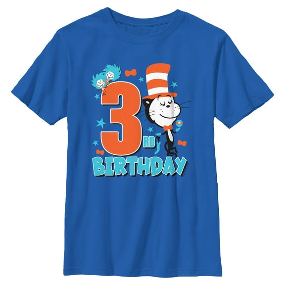 Boy's Dr. Seuss Cat in the Hat and Friends Birthday Graphic T-Shirt