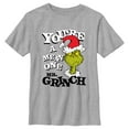 thumbnail image 1 of Boy's Dr. Seuss Christmas Grinch You're a Mean One Portrait  Graphic T-Shirt, 1 of 5
