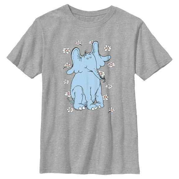 Boy's Dr. Seuss Horton Daisies Portrait  Graphic T-Shirt