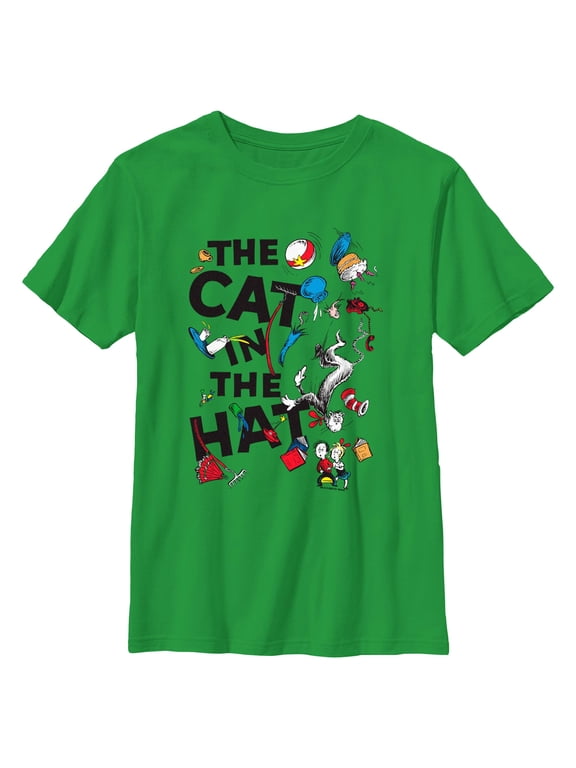 Boys' Dr. Seuss The Cat in the Hat Balancing Act Fail Graphic T-Shirt