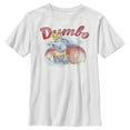 thumbnail image 1 of Boy's Dumbo Laughing In Watercolor  Graphic Tee White X Small, 1 of 4