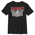 thumbnail image 1 of Boy's Dumbo Movie Logo and Clown Dumbo  Graphic Tee Black Medium, 1 of 5
