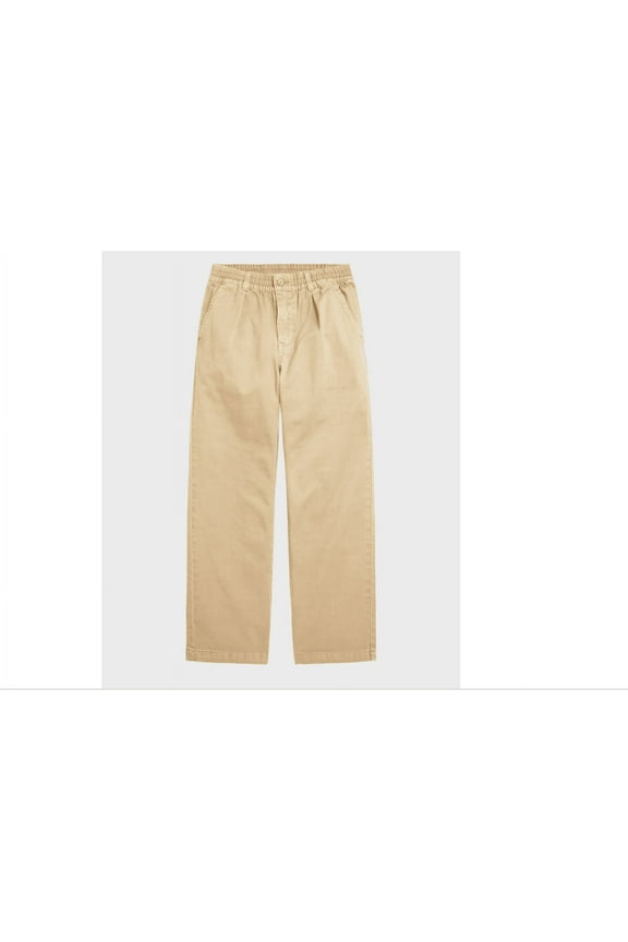 Boy's Easy Pleated Twill Pants, Size 2-7