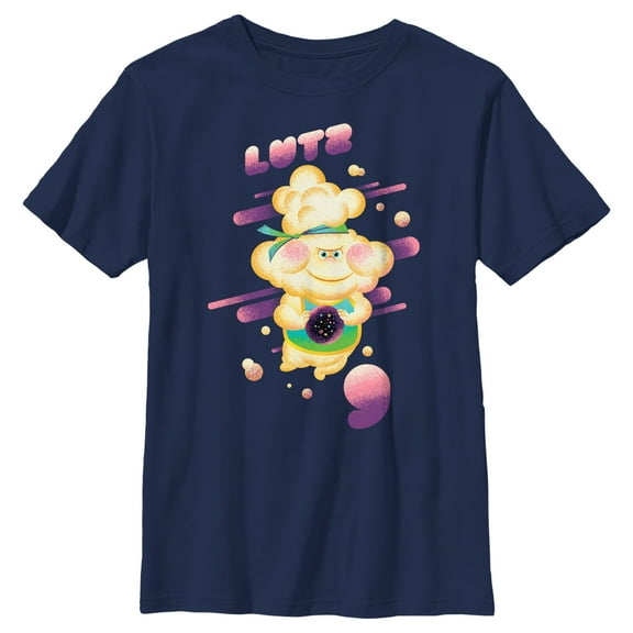 Boy's Elemental Lutz Poster Graphic Tee Navy Blue X Large