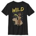 thumbnail image 1 of Boy's Encanto Antonio Wild Like The Animals Print Graphic Tee Black X Small, 1 of 5